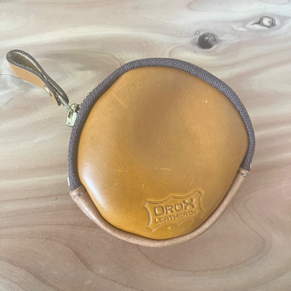 Leather Pouch by Orox Leather Co Tan Handmade in Portland, OR - Picture 3 of 5